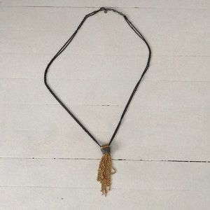 Stella and Dot Necklace with Tassel Pendant